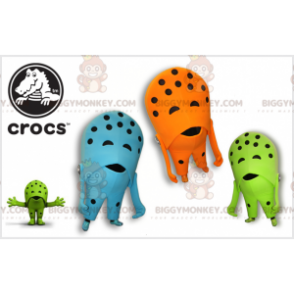 3 famous Crocs mascot BIGGYMONKEY™s holey shoes –