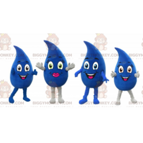 4 La mascota de BIGGYMONKEY™ de gotas de agua azules gigantes 2