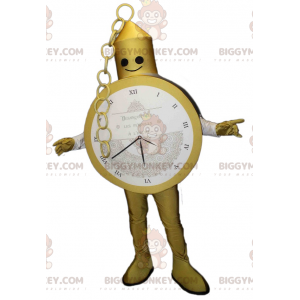 Złoty zegarek kieszonkowy Kostium maskotki BIGGYMONKEY™.
