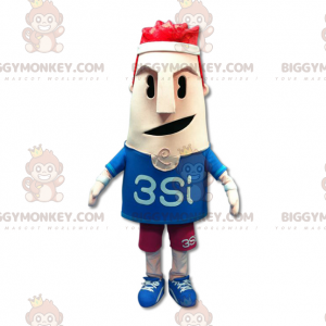 Disfraz de mascota deportista BIGGYMONKEY™. traje deportivo