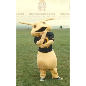 Costume mascotte BIGGYMONKEY™ coniglietto creatura gialla -