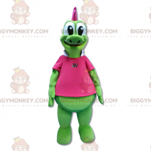 Στολή μασκότ για Giant Dinosaur Green Crocodile BIGGYMONKEY™ -