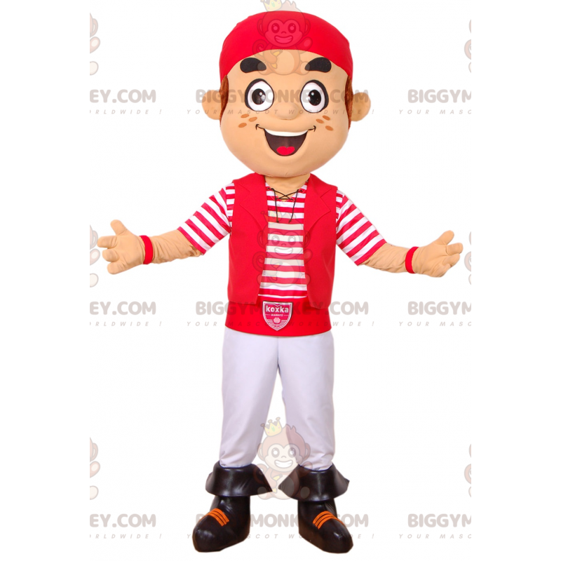 Koxka Biarritz Olympique Corsair BIGGYMONKEY™ Mascot Costume –