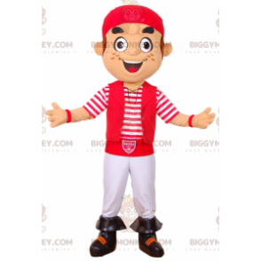 Koxka Biarritz Olympique Corsair BIGGYMONKEY™ Mascot Costume –