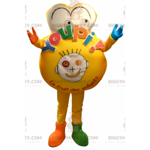 Traje de mascote infantil de marca de frutas famosas