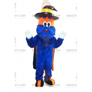 BIGGYMONKEY™ CCR basketbal mascotte kostuum. Blauwe sneeuwman