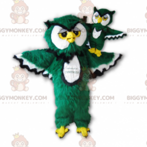 Traje de mascote chartreuse BIGGYMONKEY™. Fantasia de mascote