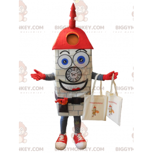 Costume da mascotte BIGGYMONKEY™ in pelle di Formato L (175-180 CM)