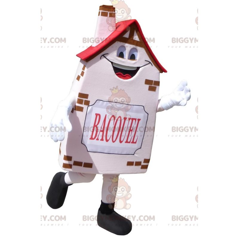 Traje de mascote BIGGYMONKEY™ Bacouel Sorridente Casa de Campo