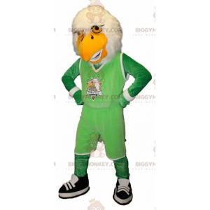 BIGGYMONKEY™ Disfraz de mascota buitre águila en ropa deportiva
