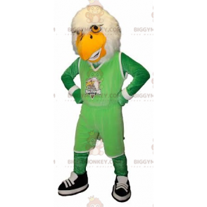BIGGYMONKEY™ Disfraz de mascota buitre águila en ropa deportiva