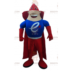 Traje de mascote de super-herói BIGGYMONKEY™ muito musculoso e