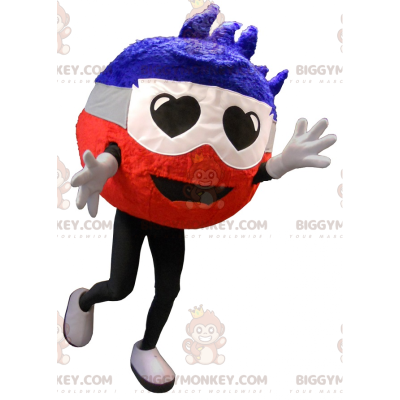 Costume de mascotte BIGGYMONKEY™ de bonhomme rond avec les yeux