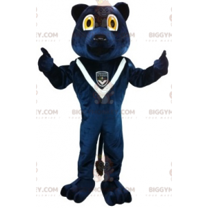 Costume de mascotte BIGGYMONKEY™ de l'ours bleu des Girondins