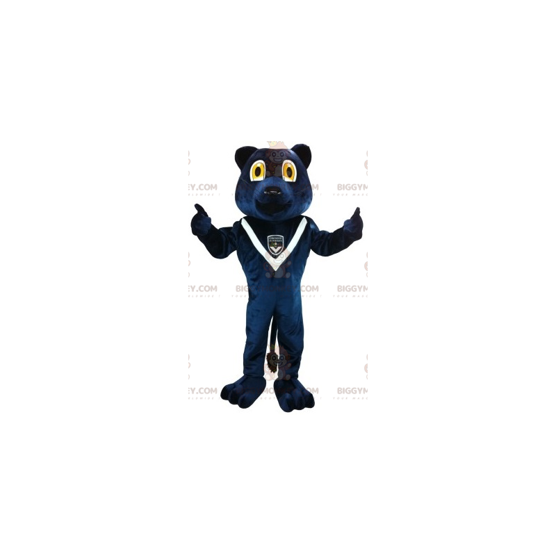Costume de mascotte BIGGYMONKEY™ de l'ours bleu des Girondins