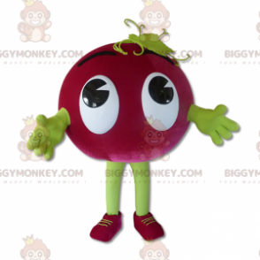 Costume de mascotte BIGGYMONKEY™ de fruit rouge de grain de