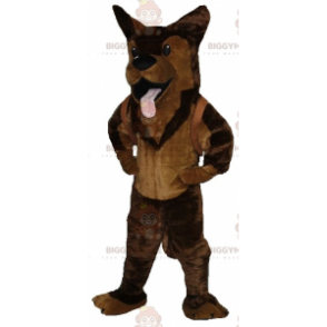 Brun malinois schæferhund BIGGYMONKEY™ maskotkostume -