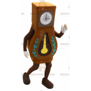 Costume de mascotte BIGGYMONKEY™ d'horloge de parquet géante.