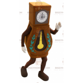 Giant longcase clock BIGGYMONKEY™ mascot costume. Grandfather