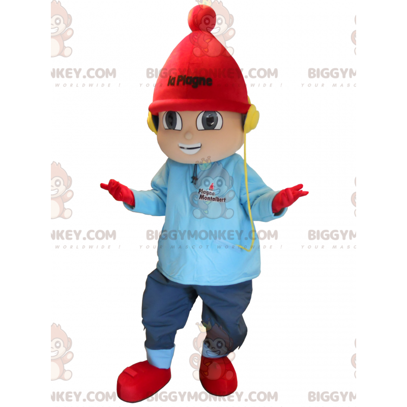 Disfraz de mascota de niño pequeño BIGGYMONKEY™ vestido con