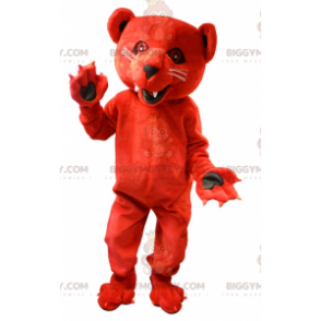 Fantasia de mascote BIGGYMONKEY™ do Urso Vermelho Rugido