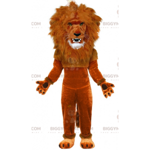 Big Mane Brown Lion BIGGYMONKEY™ Maskottchen-Kostüm -