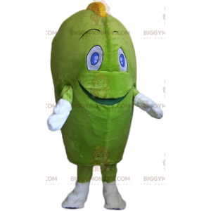 Disfraz de mascota monstruo hombre verde vegetal gigante