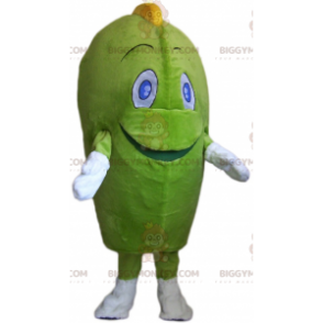 Costume da mascotte gigante vegetale verde uomo mostro