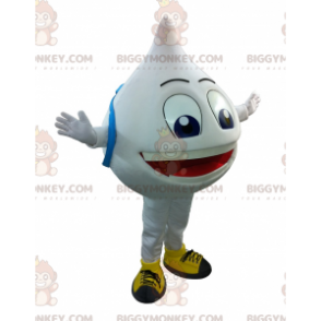 Big Giant White Blob BIGGYMONKEY™ Mascot Costume. Giant white