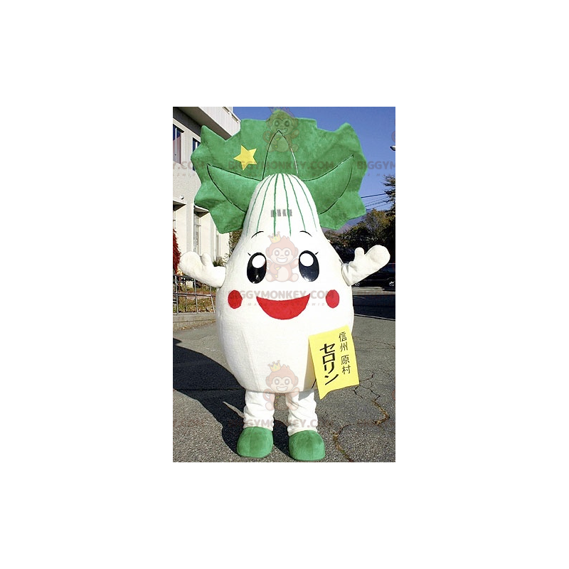 Giant Leek Onion Turnip BIGGYMONKEY™ Mascot Costume –