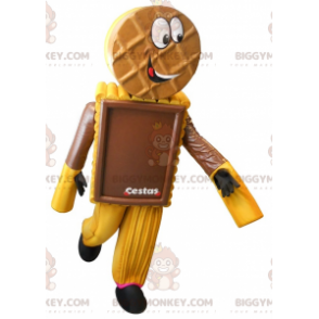 Chocoladekoekjestaart BIGGYMONKEY™ Mascottekostuum -