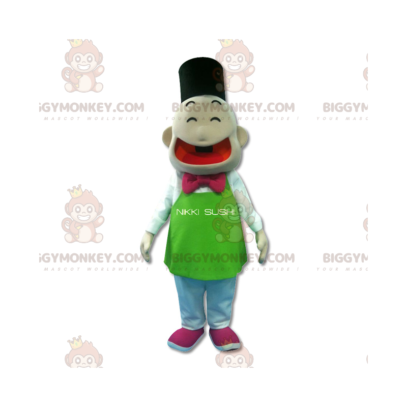 Costume de mascotte BIGGYMONKEY™ d'homme japonais. Costume de