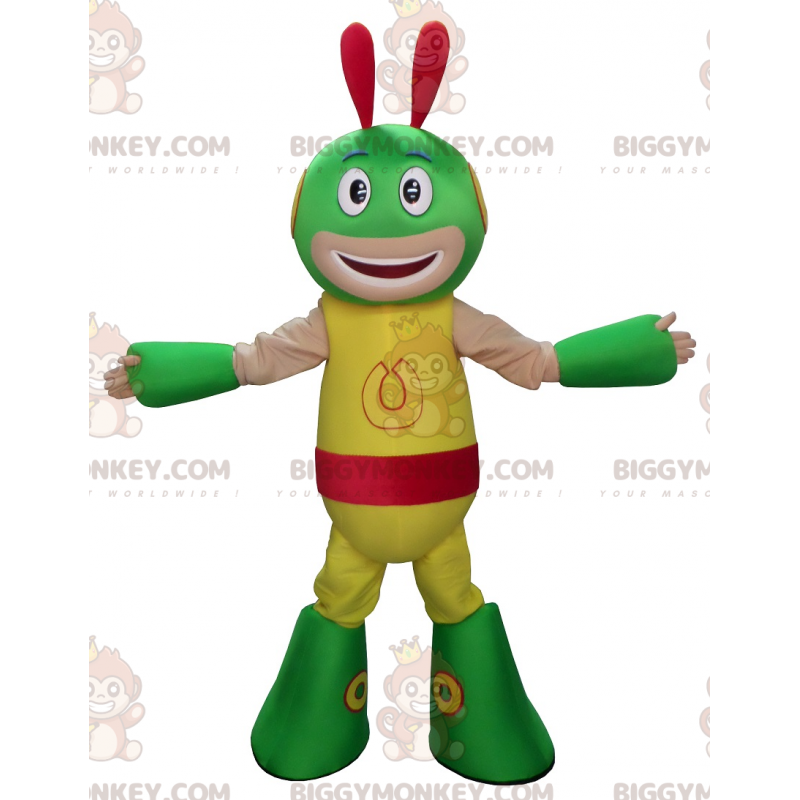 Simpatico costume da mascotte alieno alieno verde Formato L (175-180 CM)