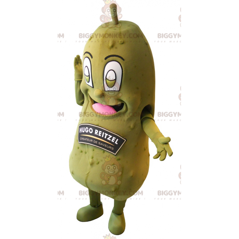 Hugo Reitzel pickle BIGGYMONKEY™ maskotkostume. kæmpe pickle -