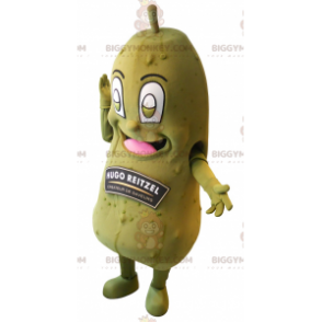 Hugo Reitzel pickle BIGGYMONKEY™ mascot costume. giant pickle –