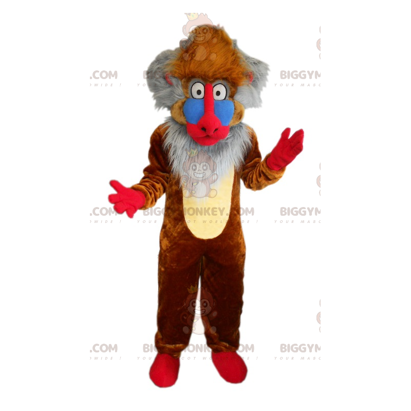 BIGGYMONKEY™ Costume da mascotte Rafiki Famosa scimmia dal