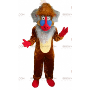 Costume de mascotte BIGGYMONKEY™ de Rafiki singe du dessin