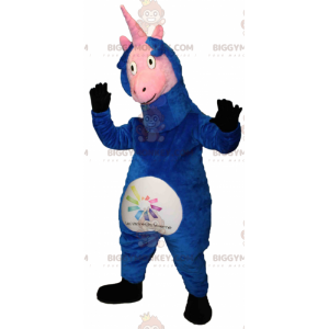 Blauw en roze Fantastic Beast Animal Unicorn BIGGYMONKEY™