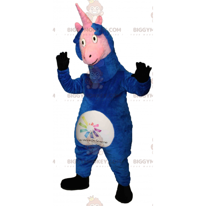 Blauw en roze Fantastic Beast Animal Unicorn BIGGYMONKEY™