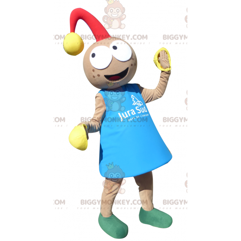 Costume de mascotte BIGGYMONKEY™ de poupon de lutin avec un