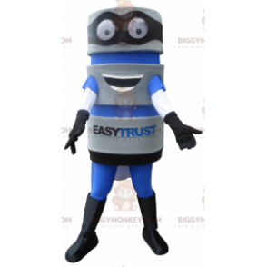 Traje de mascote Tool BIGGYMONKEY™ com capa. Traje de mascote