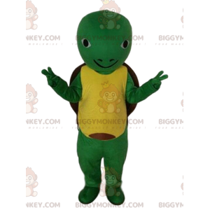 Traje de mascote Turtle BIGGYMONKEY™, fantasia de tartaruga
