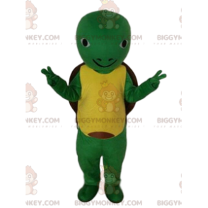 Turtle BIGGYMONKEY™ mascot costume, turtle fancy dress, turtle