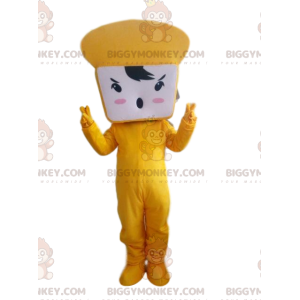 Sandwich Bread BIGGYMONKEY™ Mascot Costume. Bakery BIGGYMONKEY™