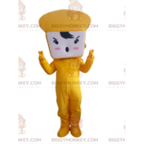 Kostým maskota sendvičového chleba BIGGYMONKEY™. Kostým maskota