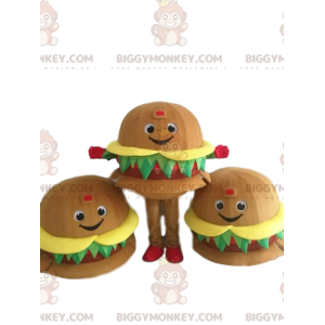 Costume da mascotte BIGGYMONKEY™ per hamburger gigante