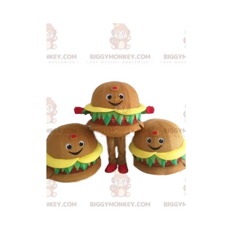 Jättiläinen, hymyilevä, herkullinen hampurilainen BIGGYMONKEY™