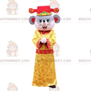 3 maskot čínské myši BIGGYMONKEY™. 3 čínské, sada 3 kostýmů –
