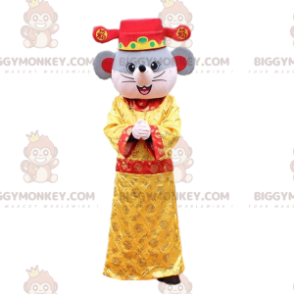 3 Ratos Chineses Mascote BIGGYMONKEY™s. 3 chineses, conjunto de