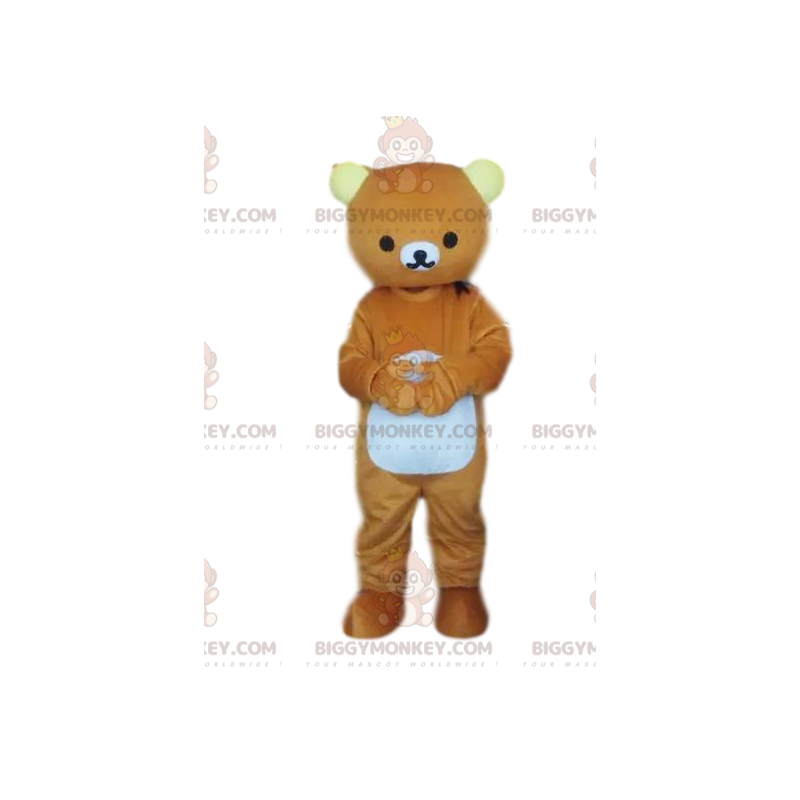 BIGGYMONKEY™ Braunbär-Maskottchen-Kostüm, Teddybär-Kostüm